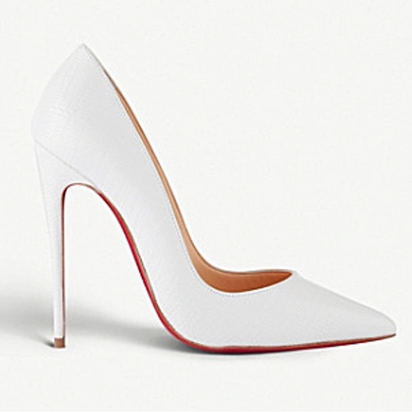Christian Louboutin ‘So Kate 120’ Zarli Embossed Calfskin Pumps, size 37.5 - Picture 1 of 15